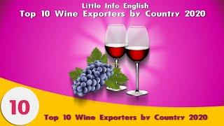 Top 10 wine  Exporters by Country 2020