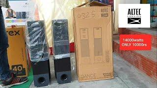 ALTAC LANSING STATUS AL-4005 TOWER SPEAKER || SOUND TEST || 14000watts (ONLY 10000rs)