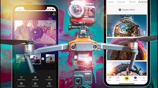 Edit 4K Vlogs On a Phone FREE - Insta360 ONE R App Video Editing & 360 Reframe Tutorial