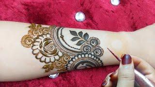 Special Gulf Mehndi Design for Back Hand|| Gulf henna||Dubai Style Best Henna||Floral Henna Designs