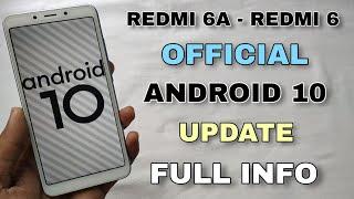 Android 10 Update Redmi 6A & Redmi 6 | Miui 11 | Full Information