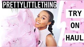 HUGE PRETTY LITTLE THING TRY ON HAUL...TRENDY SPRING 2020 MUST HAVES