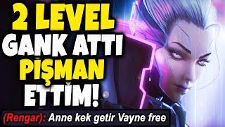 2 LEVEL GANK ATTI PİŞMAN ETTİM !!! | TOP VAYNE ÇOK GÜÇLÜ !!! | Apophis