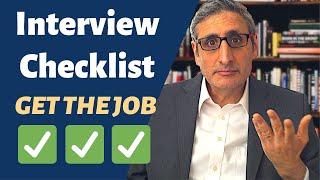 INTERVIEW CHECKLIST: 25 DO's and DON'Ts To Get the Job