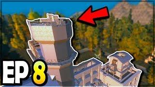 I found a *HUGE* Loot Stockpile on top of the ZOMBIE FACTORY in 7 Days to Die EP 8 (Alpha 18.3)