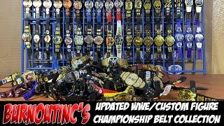 BurnoutInc's WWE Mattel/Custom Figure Championship Belt Collection Video