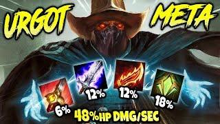 URGOT CAN DO 48% HP DMG/SEC x 3 CHAMPIONS | NEW META SEASON 10 BUILD | LoL Jungle Urgot S10 Gameplay