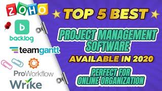 Top 5 Best Project Management Software of 2020!