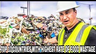 TOP 10 COUNTRIES WITH HIGHEST RATE OF FOOD WASTAGE