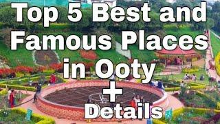 Top 5 Best and famous places in Ooty + place details (KBM vLoGs)