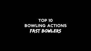 Top 10 Best bowling action Slow motion...