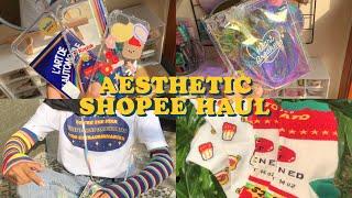 aesthetic  shopee haul ♡´･ᴗ･`♡ | indonesia