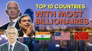 TOP 10 Countries With Most Billionaires | 2021