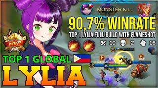 90,7% WINRATE OP SUPPORT TOP 1 LYLIA BUILD - TOP GLOBAL LYLIA Ron? - MOBILE LEGENDS