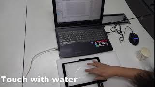 10.1" PCAP touch with water