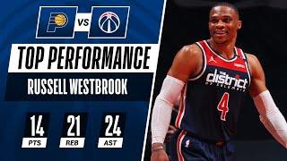 Russ Posts MONSTER Triple-Double Tying FRANCHISE-RECORD 24 AST! 