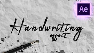 Handwriting Effect Tutorial   |   After Effects CC