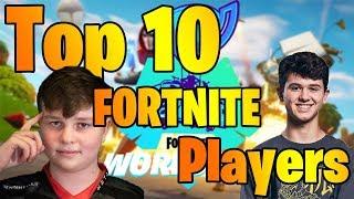 TOP 10 Fortnite Players IN THE WORLD! (December 2019)