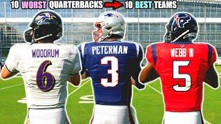 What if The 10 WORST Quarterbacks Started on The 10 BEST Teams? Madden 20 Franchise Experiment