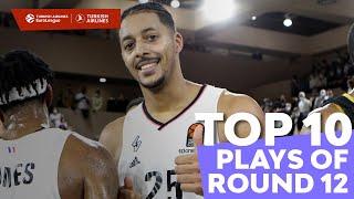 Top 10 Plays | Round 12 | Turkish Airlines EuroLeague