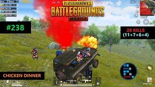 PUBG MOBILE | AMAZING "28 KILLS" INTENSE MATCH CHICKEN DINNER