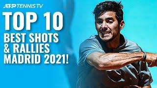 Top 10 Best Shots & Rallies! | Madrid 2021