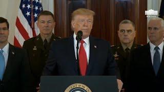 Watch President Trump's full statement on Iran