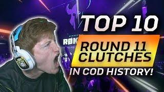 Top 10 5-5 Round 11 CLUTCH Moments In CoD History!
