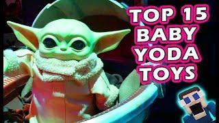 TOP 15 Baby Yoda Toys & Figures -  Puppet Steve Meme Scene Countdown
