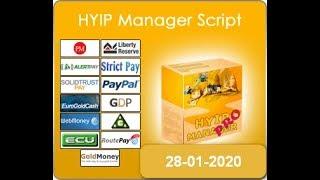 Goldcoders Hyip Manager Pro 2020 Script