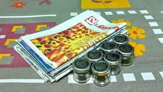 2 DIY NEWSPAPER CRAFT/BEST OUT OF WASTE CRAFT IDEAS