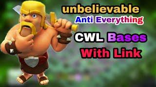 New Unbeatable TH12 Anti 2 Star War Base [4 CWL Replay Proof With Link] #MD