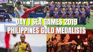 DEC 1 - DAY 1 PHILIPPINES GOLD MEDALISTS AT SEA GAMES 2019  #SEAGames2019 #WeWinAsOne