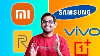 Xiaomi | Samsung | Vivo | Realme | Oneplus - Who is No. 1?