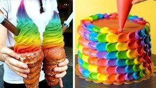 How To Make Cake Decorating Ideas | So Yummy Rainbow Cake Decorating Recipes | Tasty Plus