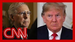 Growing divide between Trump and McConnell over impeachment trial