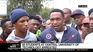 Central University of Technology students arrested following protests