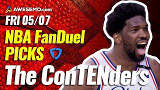 FANDUEL NBA DFS PICKS TODAY | Top 10 ConTENders Fri 5/7 | NBA DFS Simulations