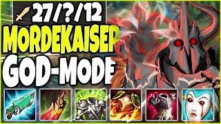 *BREAK THE GAME* MORDEKAISER 1V9 GOD-MODE | LoL Mordekaiser Season 10 Build | Top Morde s10 Gameplay