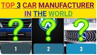 Top 3 Car Manufacturer in the World | Top 3 Car Company | Toyota | Volkswagen | Daimler