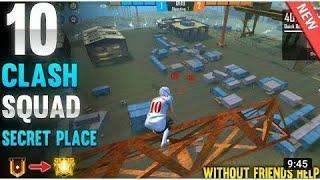 Top 10 CLASH SQUAD SECRET PLACE IN FREEFIRE | CLASH SQUAD TIPS AND TRICKS IN FREEFIRE |WithoutFriend