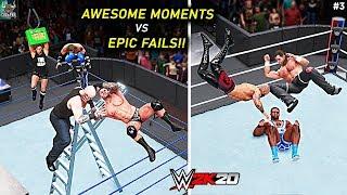 WWE 2K20 Top 10 Awesome Moments vs Epic Fails!! Part 3