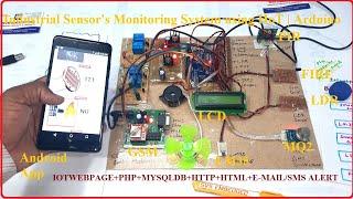 Industrial Sensor's Monitoring System using IIoT | Arduino