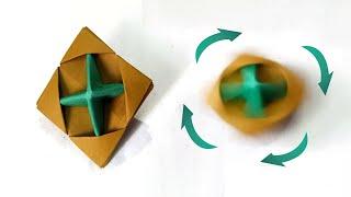 DIY Paper Spinning Top | 5 Minutes Craft in Paper | Paper Toys for Kids | DIY Paper Crafts Easy
