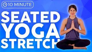 10 min Seated Morning Yoga Stretch for Stiff & Achey Muscles | Sarah Beth Yoga