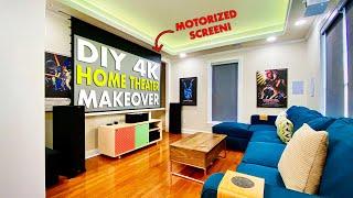 DIY 4K HOME THEATER MAKEOVER REMODEL 