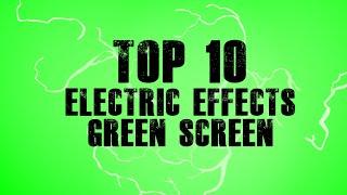 Green Screen Electricity Effects Top 10 for Free + Bonus Sparkling Star effect