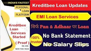 Instant Personal loan With Live Proof | Kreditbee New Update 