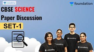 10th CBSE Science Paper Discussion 2020 | Class 10 | Science | Unacademy Foundation