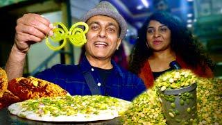 Exploring BANGALORE’S  Tasty AVAREBELE FESTIVAL| VV PURAM FOOD STREET |Avarebele Vada, Dosa, Jilebi!